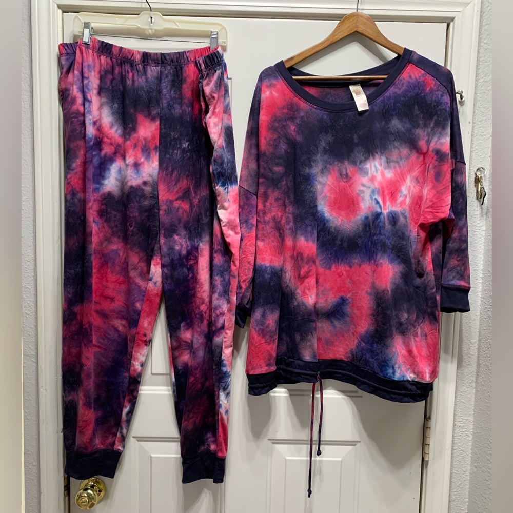 Retreat lounge wear, purple, 2X